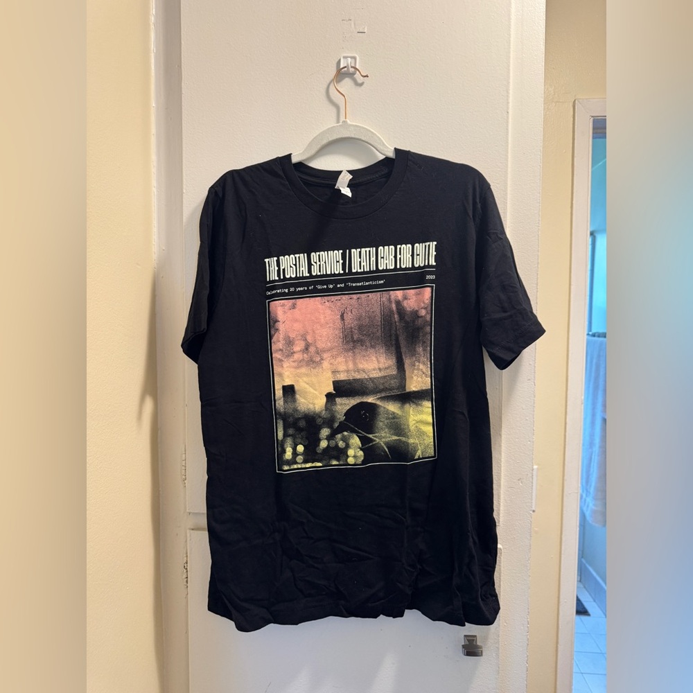 The Postal Service/Death Cab For Cutie 2023 Concert Tour Tshirt | Size: L